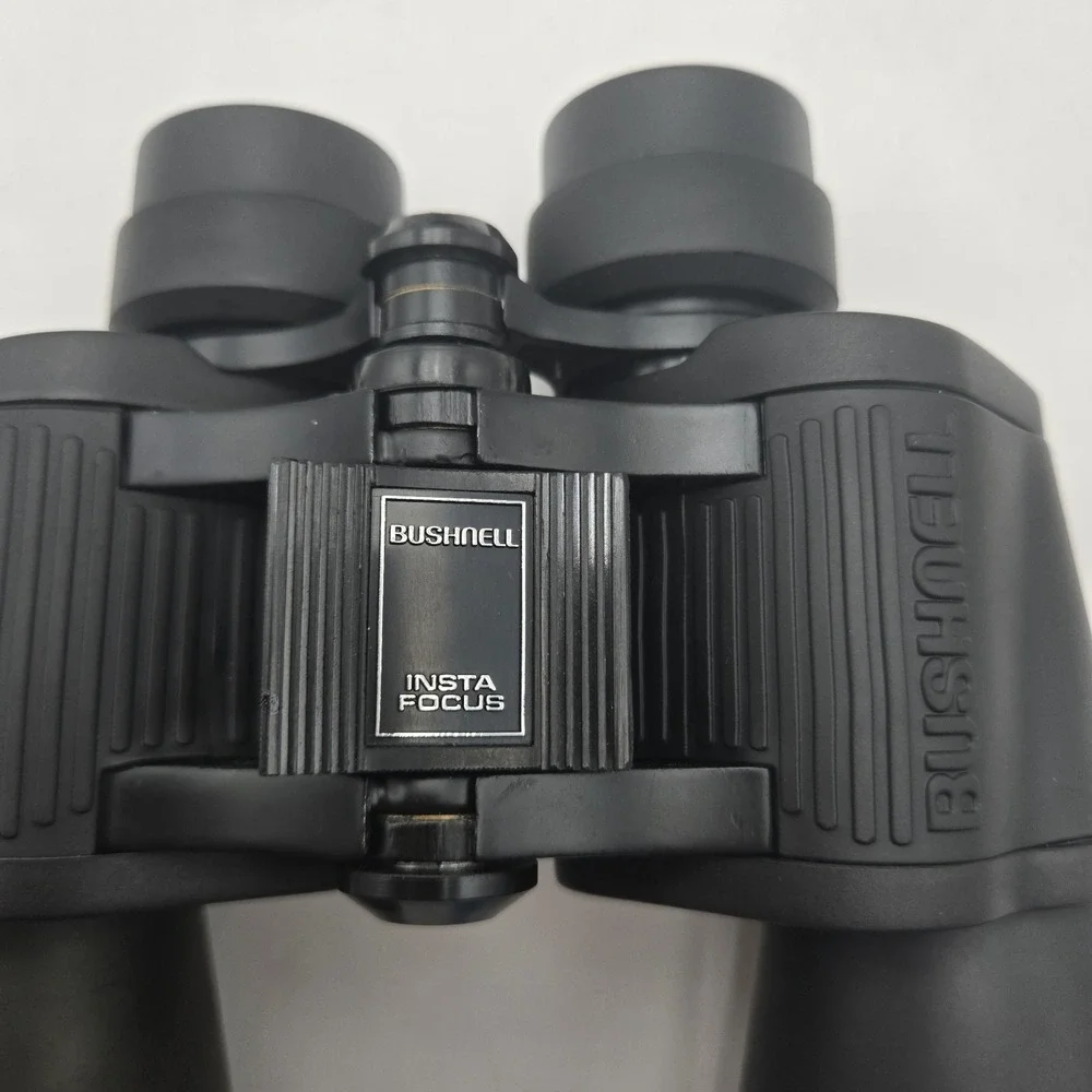 Title Bushnell Insta-Focus 10x50 Binoculars Wide Angle Field‎ 5.5° With Case...